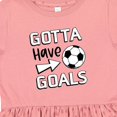 thumbnail image 4 of Inktastic Gotta Have Goals Soccer Girls Toddler Dress, 4 of 5