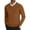Brown, variant on HAOMEILI Mens V Neck Dress Sweater Long Sleeve Slim Fit Fashion Pullover Sweater