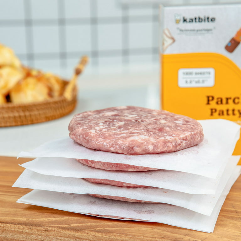 Katbite Hamburger Patty Paper 1000Pcs, 5.5x5.5 Non Stick Parchment P –  JZKATBITE