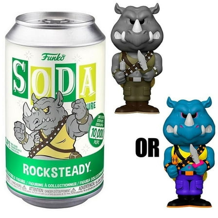 Funko Soda TMNT Rocksteady Teenage Mutant Ninja Turtles Vinyl Figure