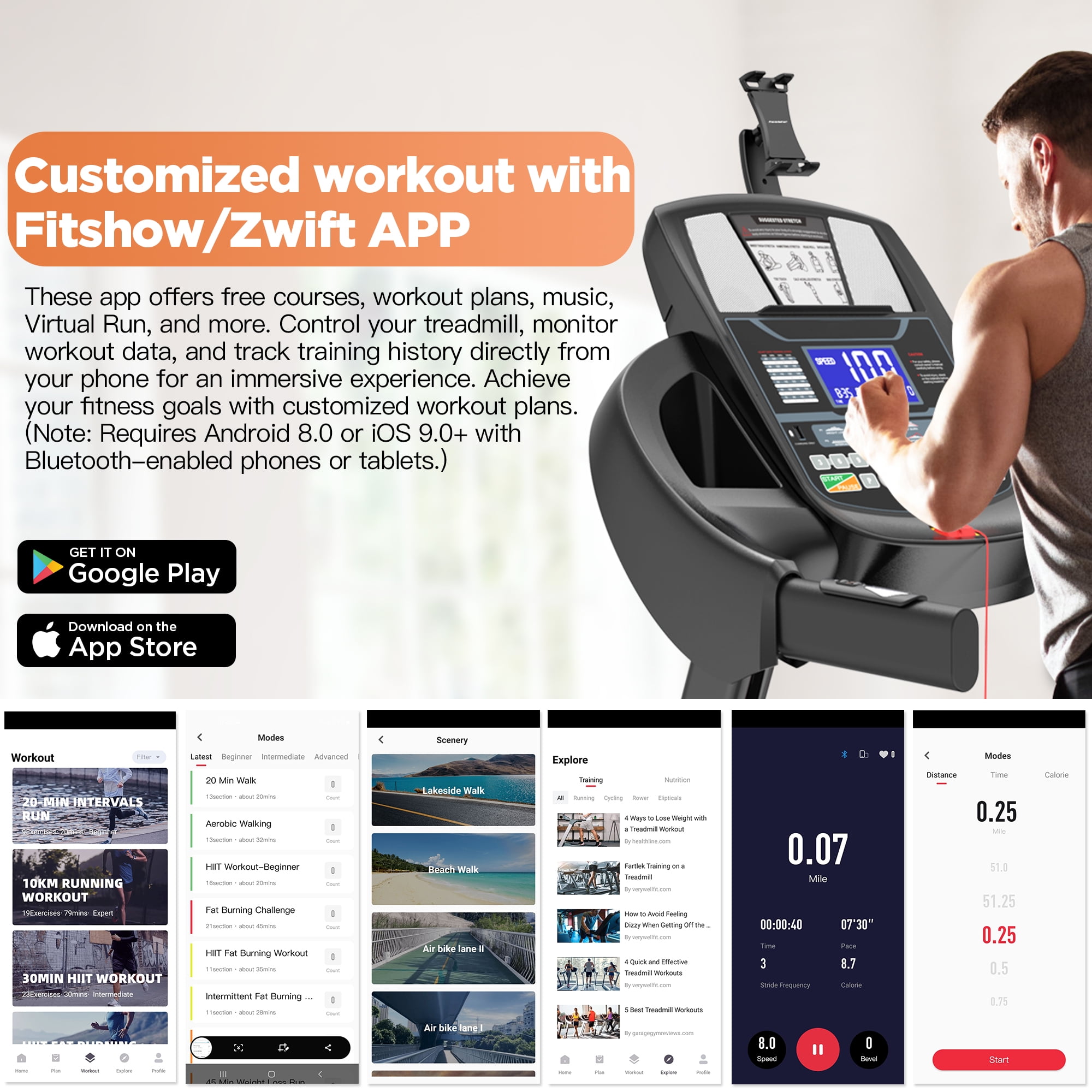 4.75HP Folding Treadmill with 300lbs Capacity, 71 Programs Treadmill with 15 Auto Incline for Home, 10MPH Speed, Silent Brushless Motor, Bluetooth & HiFi Stereo Speakers