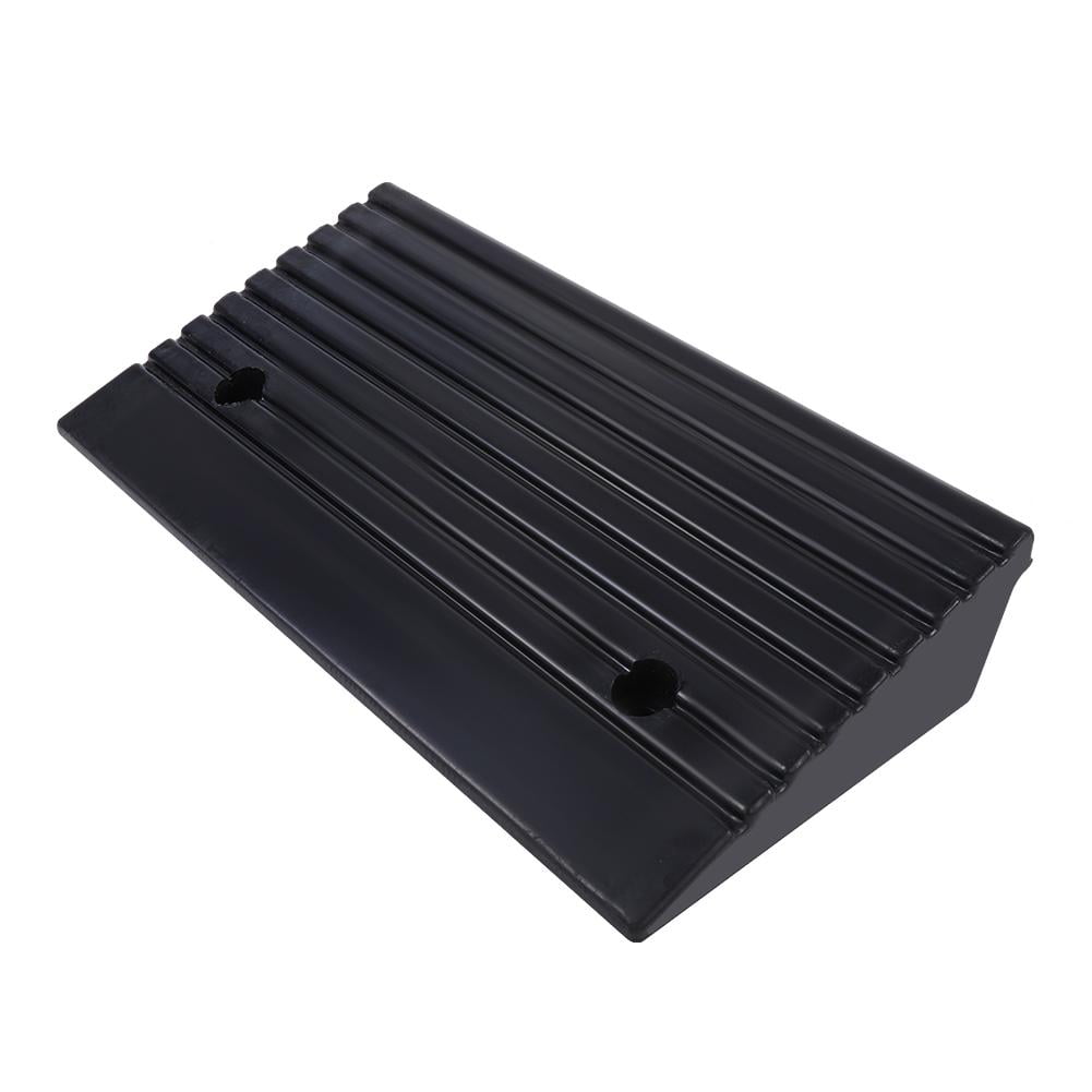 Ccdes Curb Ramp, Wheelchair Rubber Ramp,2pcs Portable Rubber Curb Ramps