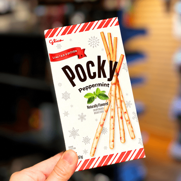 Glico Pocky Peppermint Cream Biscuit Sticks for Breakroom