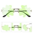 thumbnail image 3 of KAKOWELY 1 par de gafas creativas para fiesta del Día de San Patricio con forma de trébol, recuerdos de fiesta, 3 of 4