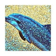 thumbnail image 2 of Dancing Dolphins Pointillism - Canvas, 2 of 25