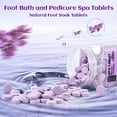 thumbnail image 2 of Tabletas de pedicura para pies BTTEUYE con aroma a lavanda, 700 g, 350 unidades, 2 of 7