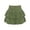 A-Army Green1071, variant on XIAONU Smocked Waist Mini Skirt For Women Tiered Ruffled Short Skirt Soft Trendy Beach Vacation Skirts