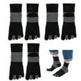 thumbnail image 1 of 3 pares de calcetines cómodos de algodón puro con puntera dividida, calcetines deportivos, calcetines de algodón para exteriores para hombres y mujeres, 1 of 6