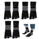 thumbnail image 1 of 3 pares de calcetines cómodos de algodón puro con puntera dividida, calcetines deportivos, calcetines de algodón para exteriores para hombres y mujeres, 1 of 6