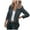 Dark Gray, variant on Casual Blazers for Women 2025 Long Sleeve Notch Lapel Collar Open Front Business Casual Work Office Jacket