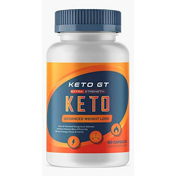 (Pack of 1) Keto GT Weight Management, Keto GT Pills for Men and Women, 60 Capsules
