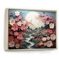 thumbnail image 2 of Designart "Asian Art Eastern gracefulness V" Asian Floater Framed Canvas Art Print, 2 of 7