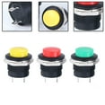 thumbnail image 3 of Goodhd 12V 16mm Starter Switch Boat Horn Momentary Push Button Metal For Car Boat Track, 3 of 4