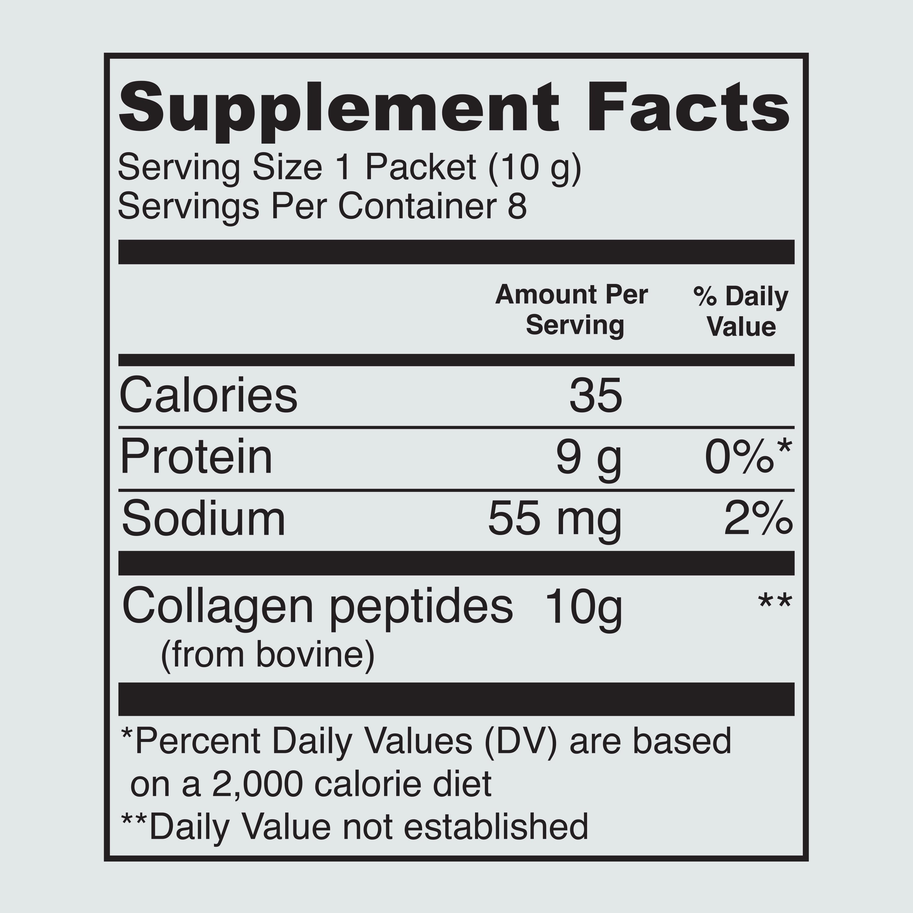 Vital Proteins Collagen Peptides Powder Stick Packs for Joints, Hair, Skin and Nails, Unflavored Collagen Support, 1ct