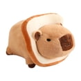 thumbnail image 1 of Bunblic Poupée Capybara Jouet en Peluche de Collection Réaliste Confortable Décoration pour la Maison Cadeaux pour Enfants Adultes Enfants Souvenirs de Fête Pain, 1 of 8