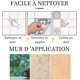 thumbnail image 5 of Paquete de 20 pegatinas impermeables para azulejos de pared, 15cm X 15cm, pegatinas autoadhesivas para azulejos de cemento, Ideal para decoración de cocina y baño, 5 of 5