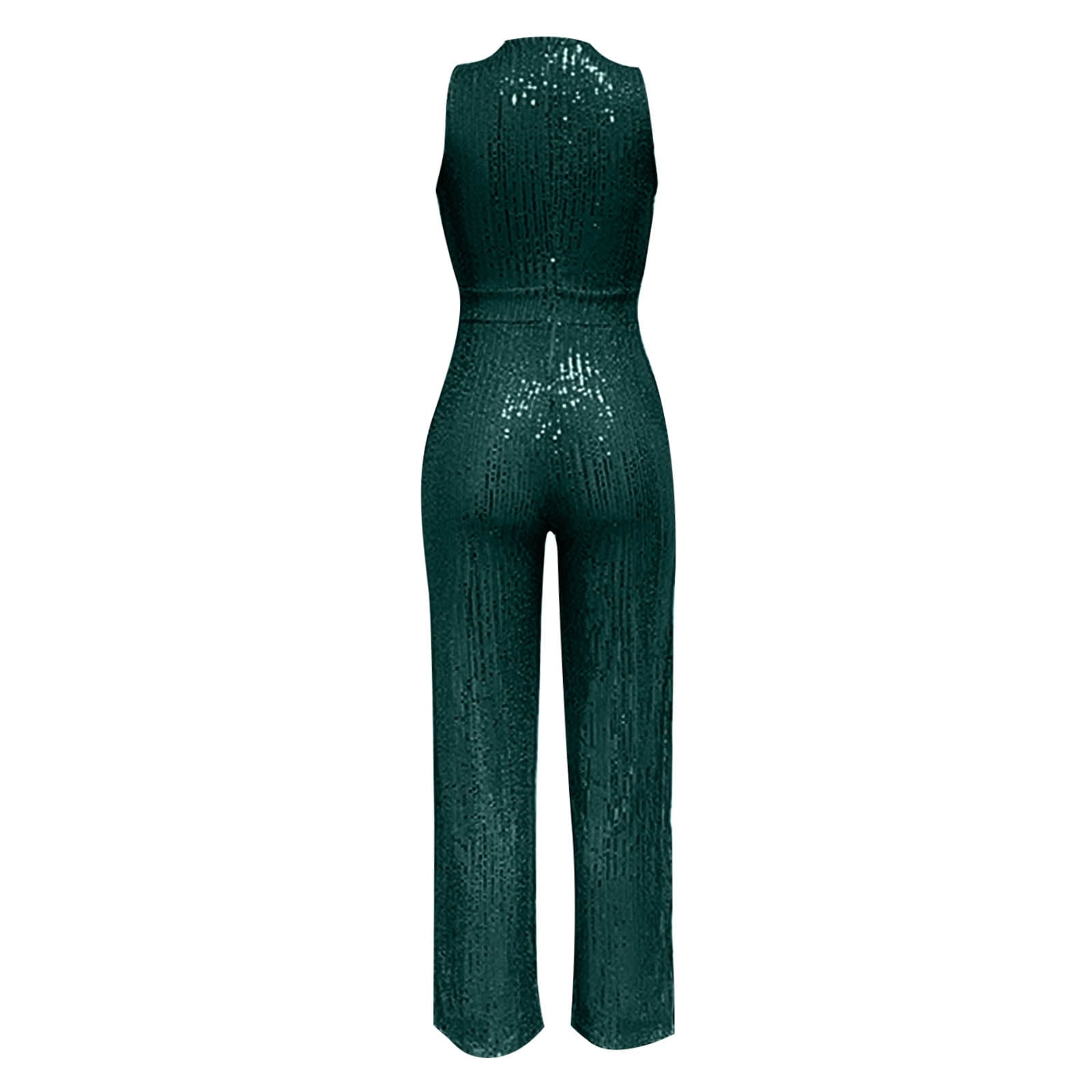 ZQGJB Women's Sexy Elegant Sparkly Rhinestone Bodycon Jumpsuits