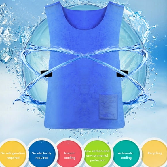 Ice Cooling Vest Cool Shirt Ice Cooling Vest For Men Women Cool Shirt For Summer Hot Weather Outdoor Sports Working