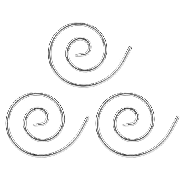 Spiral Cable Knitting Needle, Lightweight Strong Practicality Circular Knitting Needle For Hats Silver