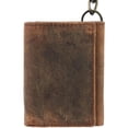 thumbnail image 2 of Cazoro  RFID Vintage Leather Trifold Chain Wallet (Men), 2 of 5