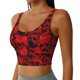 thumbnail image 2 of Fotbe Red Skulls 3 Sujetador Deportivo Largo sin Aros para Mujer con Almohadillas y Soporte Medio, Transpirable y Absorbente, Camiseta Tipo Chaleco o Tank Top-XX-Large, 2 of 8