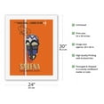 thumbnail image 2 of Belgian Congo - South Africa - Sabena Belgian World Airlines - Vintage Airline Travel Poster by Hohet c.1950s - Fine Art Rolled Canvas Print 20in x 26in, 2 of 4