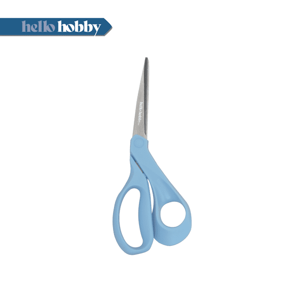 Hello Hobby 7" Bent Scissors for Crafting and Sewing