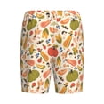 thumbnail image 2 of Lsque Fall Pumpkin Mens Sleep Pajama Shorts,Short Pajama Pants, Cotton Ultra-Soft Knit-XX-Large, 2 of 9