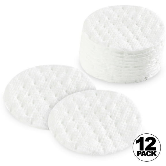 12 PACK 100% Premium Pure Combed Facial Cleansing Cotton Pads Rounds 80CT