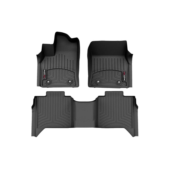 FloorLiners WeatherTech para Toyota Tundra (CrewMax), color negro