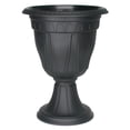thumbnail image 1 of DCN Plastic Jardinière Urne Azur Haute 1420BK, Noire, 1 of 4