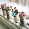 thumbnail image 2 of NIBOLOG Adorable Cat Shape Doll Knitting Kit - Creative Handmade Wire Doll Knitting Accessories, 2 of 8