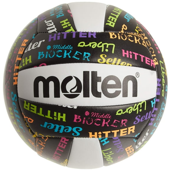 Voleibol Molten MS500-VBP Recreativo Oficial Negro/Neón