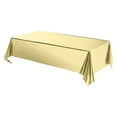 thumbnail image 2 of Pebbuoy Disposable Rectangle Party Table Cloth Waterproof Table Cover Tear-Resistant  Dining Table Protector Cover, 2 of 6