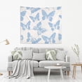 thumbnail image 2 of Yayeee Tapestry Wall Hanging for Bedroom 60" x 40" Living Room Home Wall Art Decor, Blue Butterfly, 2 of 7