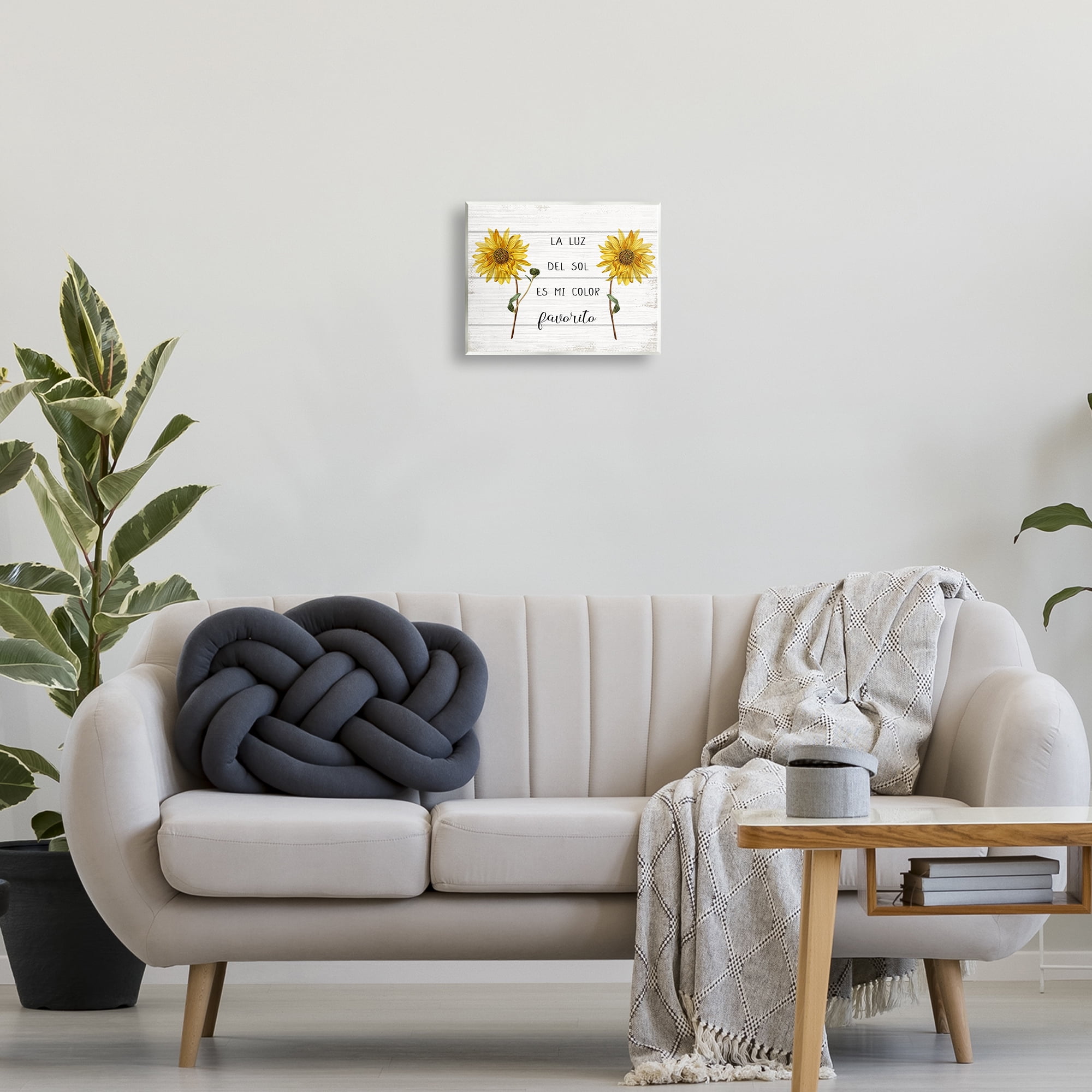 Stupell Industries La Luz Del Sol Inspirational Quotes & Sayings Painting Unframed Art Print Wall Art, 14 x 11