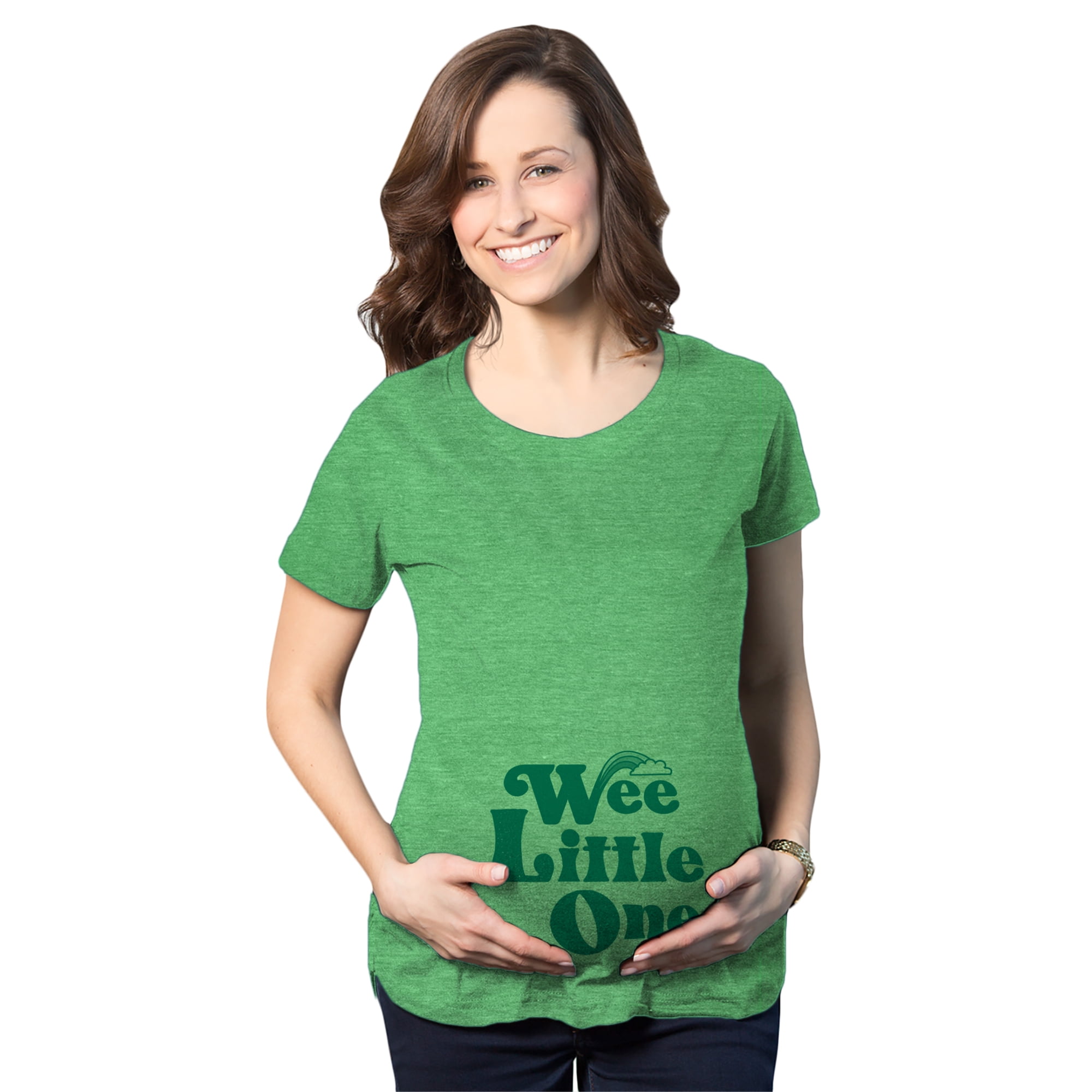 Maternity Leprechaun Skeleton Baby Funny Saint Patricks Day Announcement T Shirt 