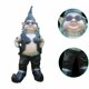 thumbnail image 4 of Estatua enana, equipo de motocicleta, escultura de gnomo de jardín, decoración divertida de estatua de gnomo de jardín Adepaton Figuras Decorativas y Floreros, 4 of 5