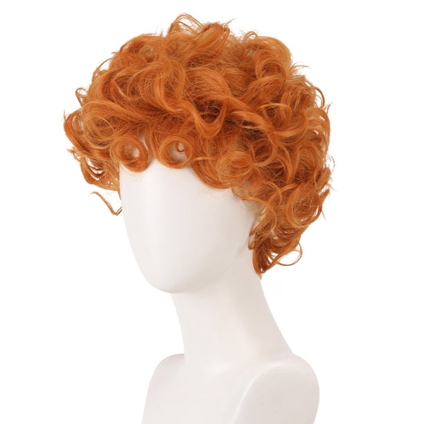 Peluca de cosplay de pelo sintético de 28 cm para fiesta de disfraces de anime