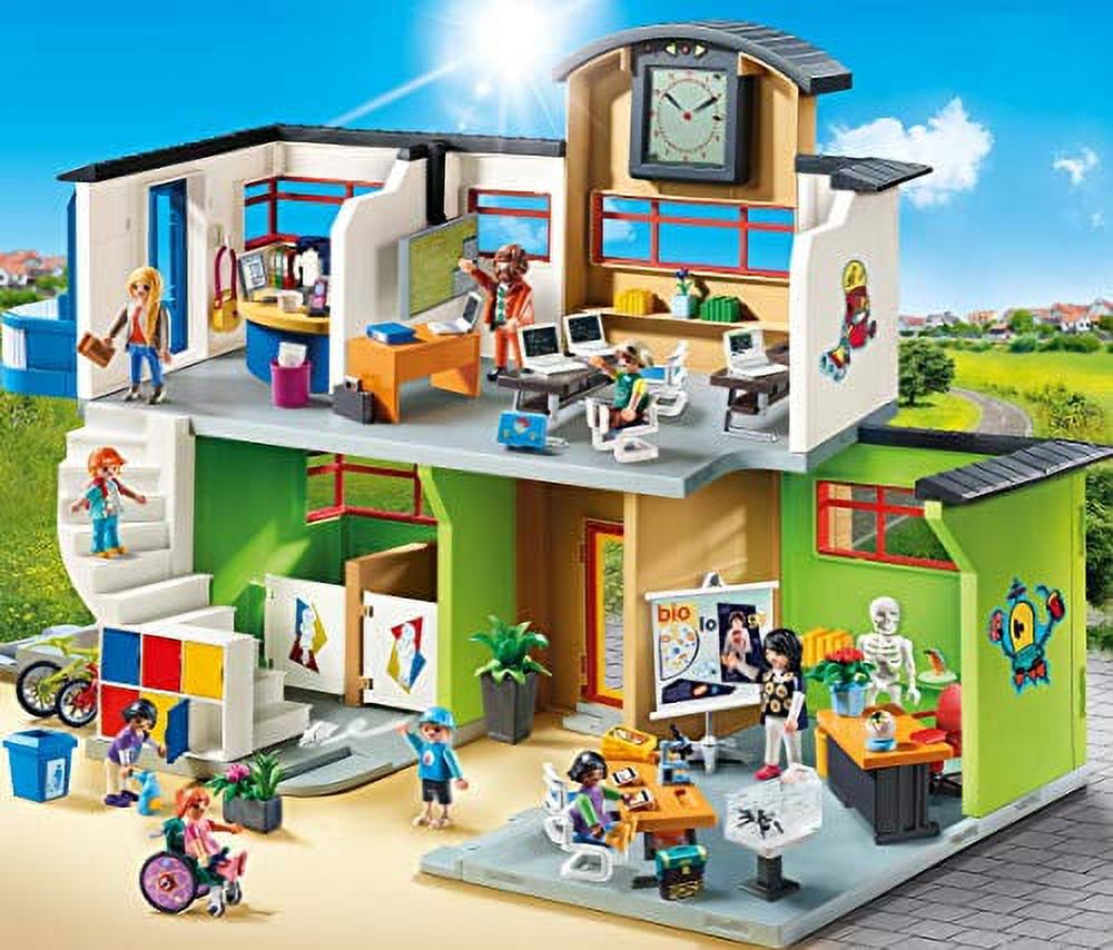 PLAYMOBIL Furnished School Building - image 3 of 7