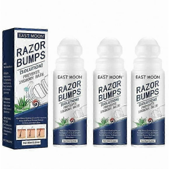 Ingrown Hair Solution with Razor Bump Relief for All Skin Types 90ML Multi-Pack Options