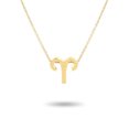 thumbnail image 2 of Ins Doce Signo del zodiaco Amistad Collar Ins Joyería Cadena Encanto Chic Cómodo Personalidad Colgante Accesorio de moda Aries oro Inevent AP009334-01, 2 of 6