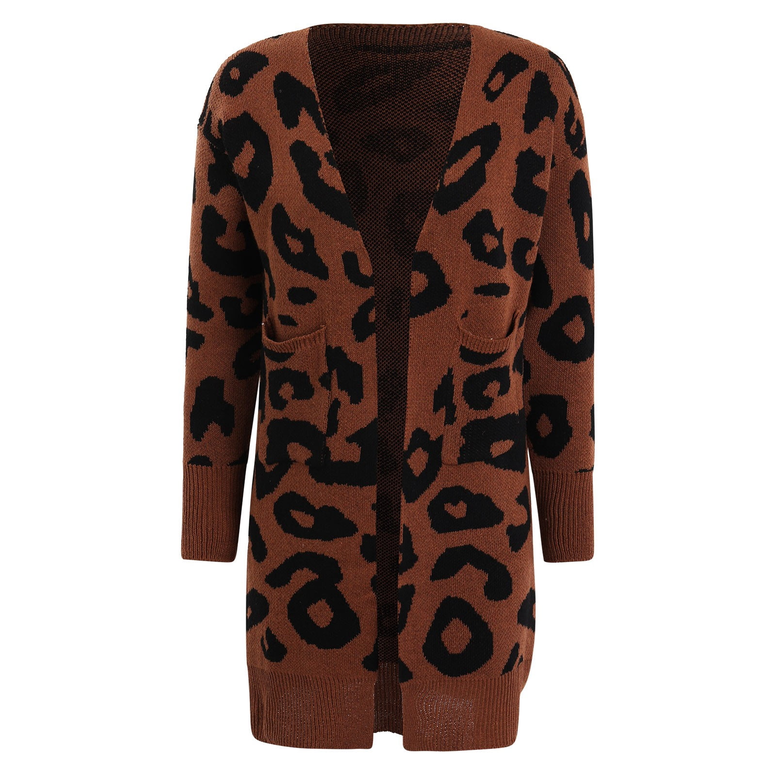 HCYSFG Cheetah Print Cardigans For Women Leopard Print Sweaters