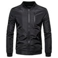 thumbnail image 2 of Vedolay Jacket for Men Button Down Long Sleeve Soft Cardigan Blazer Jackets Clothes Black,M, 2 of 4