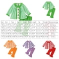 thumbnail image 3 of mgoYE Toddler Baby Girl Outfit Shirts Tunic Top and Ruffle Pants Set for Fall Winter Spring for Gift, Pototshoot and Daily, 3 of 9