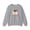 Sport Grey, variant on Cat Heart Sweatshirt, Love Sweatshirt, Cat Sweatshirt, Valentine's Day Sweatshirt, 50/50 Cotton-Poly Animal Sweatshirt 124