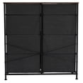 thumbnail image 4 of Topcobe Non-woven Storage Cabinets for Bedroom, 8 Waterproof Drawers for Living Room, with Wooden Handles, More Space, Dark Gray, 4 of 5