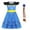 A03627-Anna, variant on Benylion Princess Dress Up Set with 2 Accessories Girls Halloween Costume Birthday Party Dress 3-10 Years