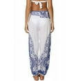 thumbnail image 5 of INGEAR Women’s Smocked Boho Harem Pants, Hippie Gypsy Print Yoga Trousers, 5 of 10
