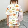 thumbnail image 7 of Grblisyd Girls Summer Outfits 2 Piece Set Short Sleeve Crew Neck Shirts and Elastic Waist Shorts Sets Kids Cute Animal Print Clothes 7-8 Y, 7 of 7